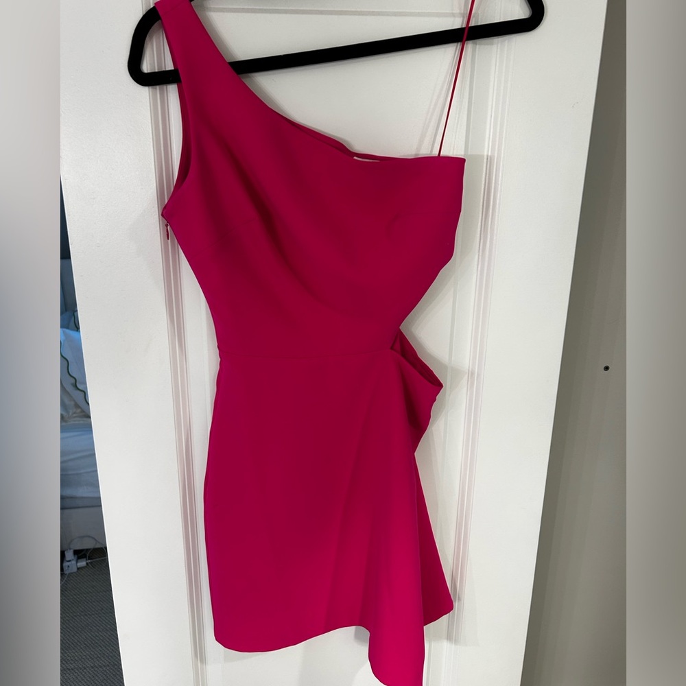 Amanda Uprichard One-Shoulder Dress